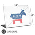 Democrat Donkey Universal Laptop 12in (9.8 x 6.8in) Skin